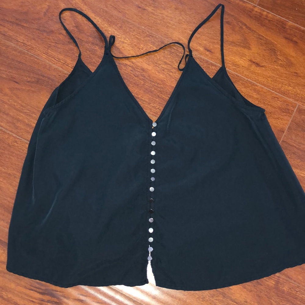 Free people tank with buttons